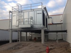 Hitachi cooling tower by Ivey Mechanical.